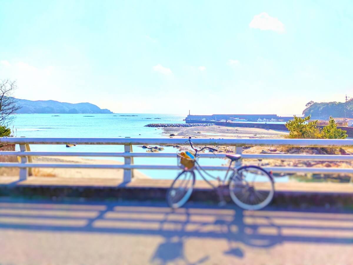 海　自転車
