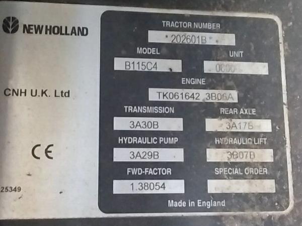 トラクター TS115 写真11