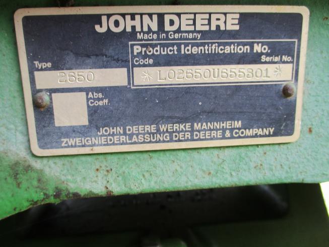 トラクター 2650 写真８