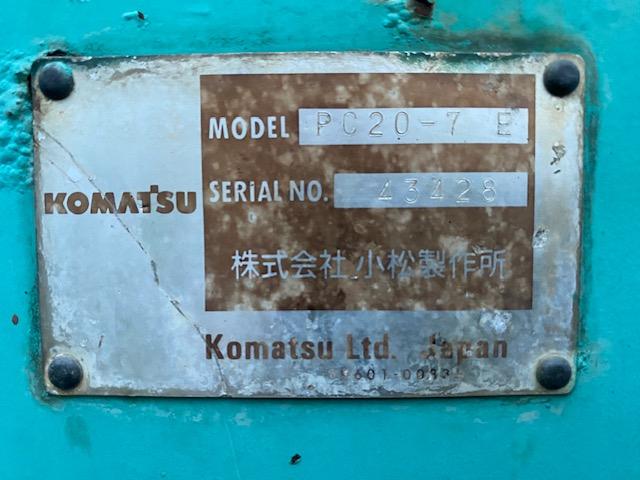 バックホー PC20-7E 写真９