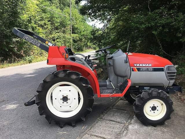 トラクター AF-16 新品ハンマーナイフモアMK135付 写真５