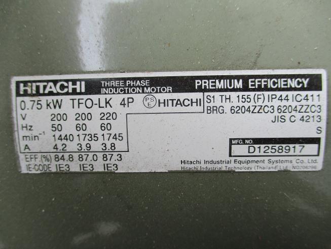 コンプレッサー 0.75P-9.5GP6　60HZ 写真10
