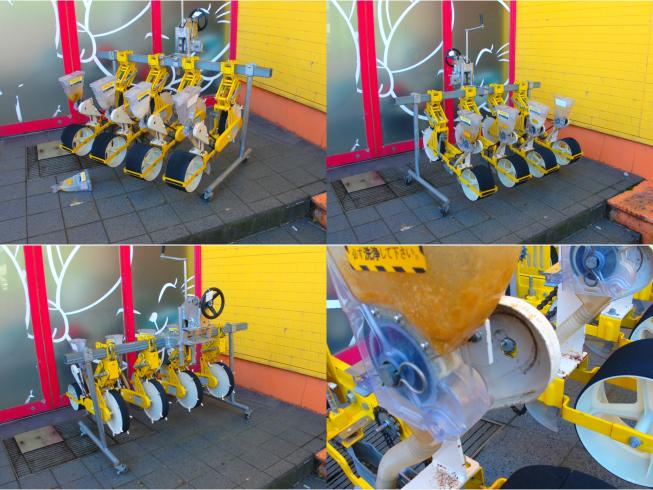 播種機 クリーンシーダ4連　新潟☆〇 写真２
