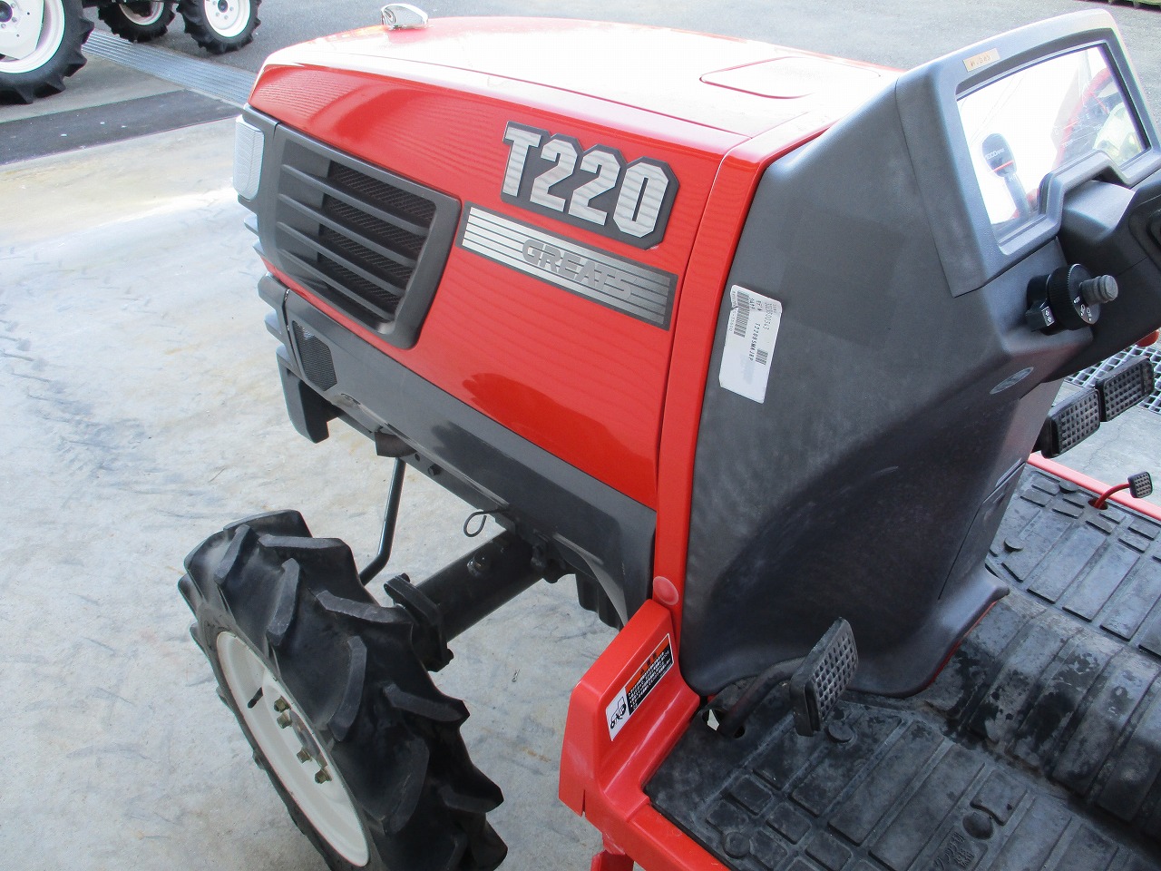 綺麗クボタトラクターT220アワー850時間即決68万