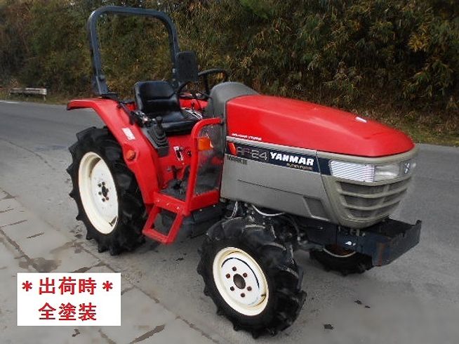 中古トラクターヤンマー AF-24 新品ハンマーナイフモアMK165付 商品  
