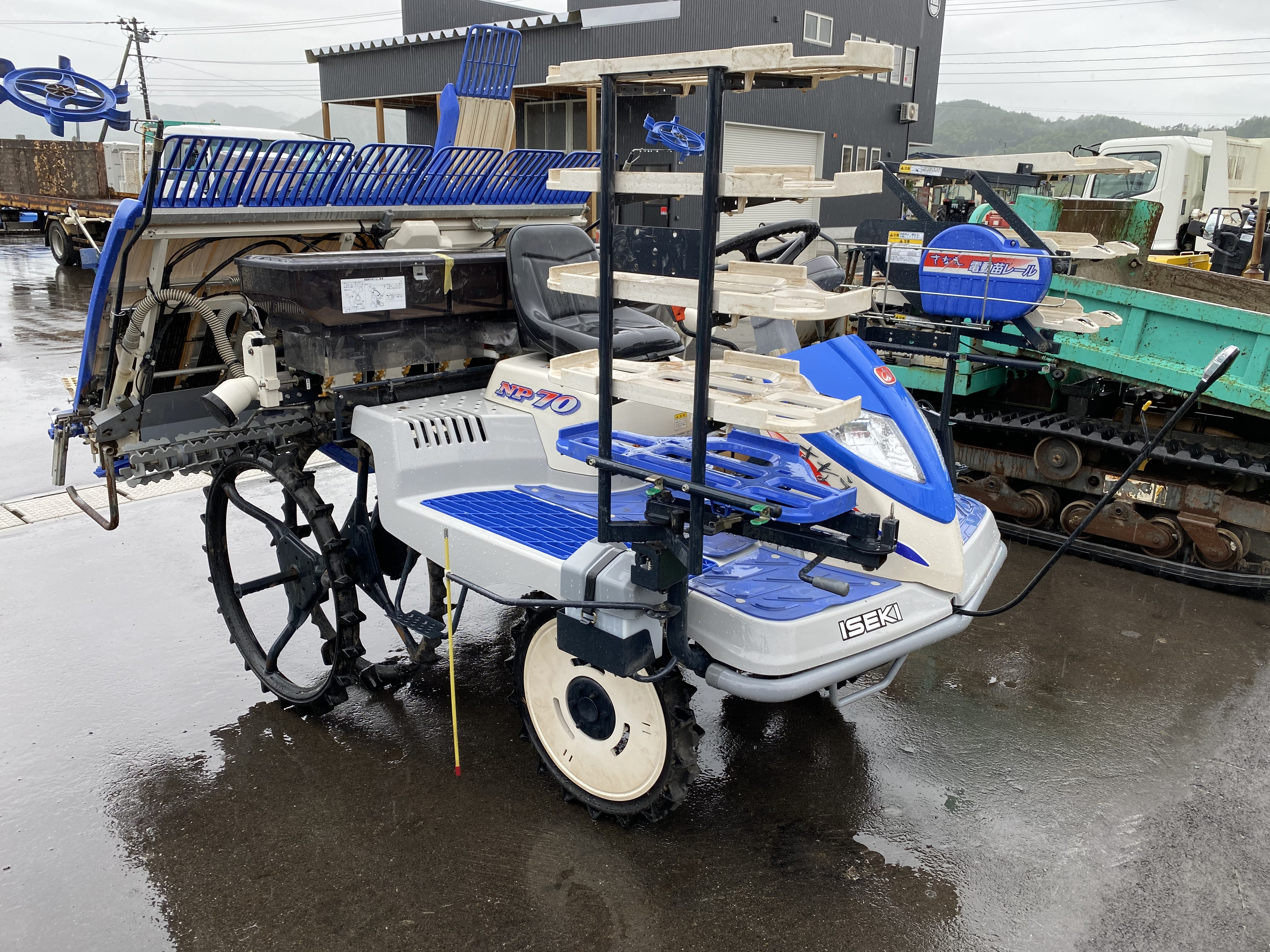 中古田植機イセキNP70-GLF即条施肥機付き商品詳細【中古農機具