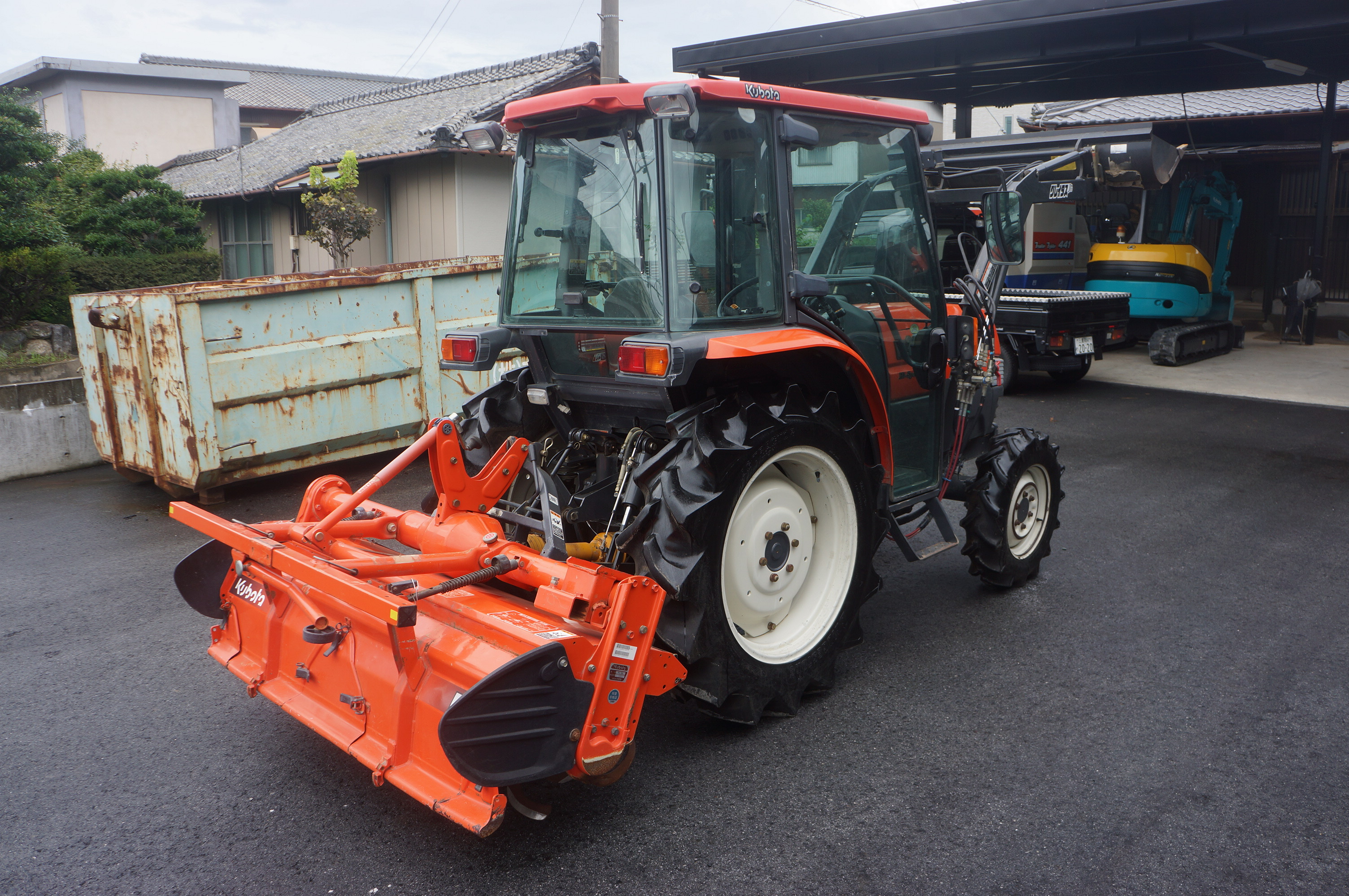 クボタ トラクター GL35 フロント ローダー ラッセル 除雪機