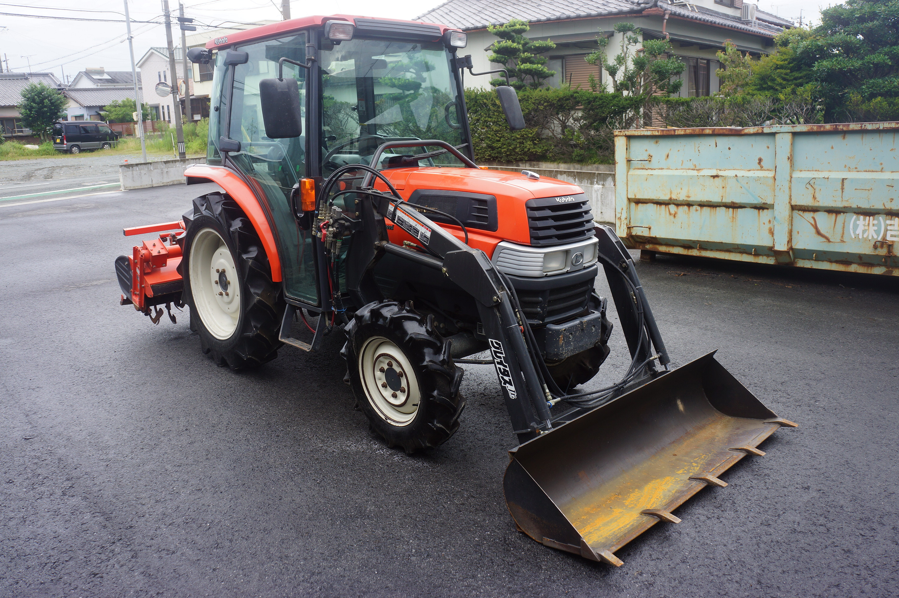 クボタ トラクター GL35 フロント ローダー ラッセル 除雪機