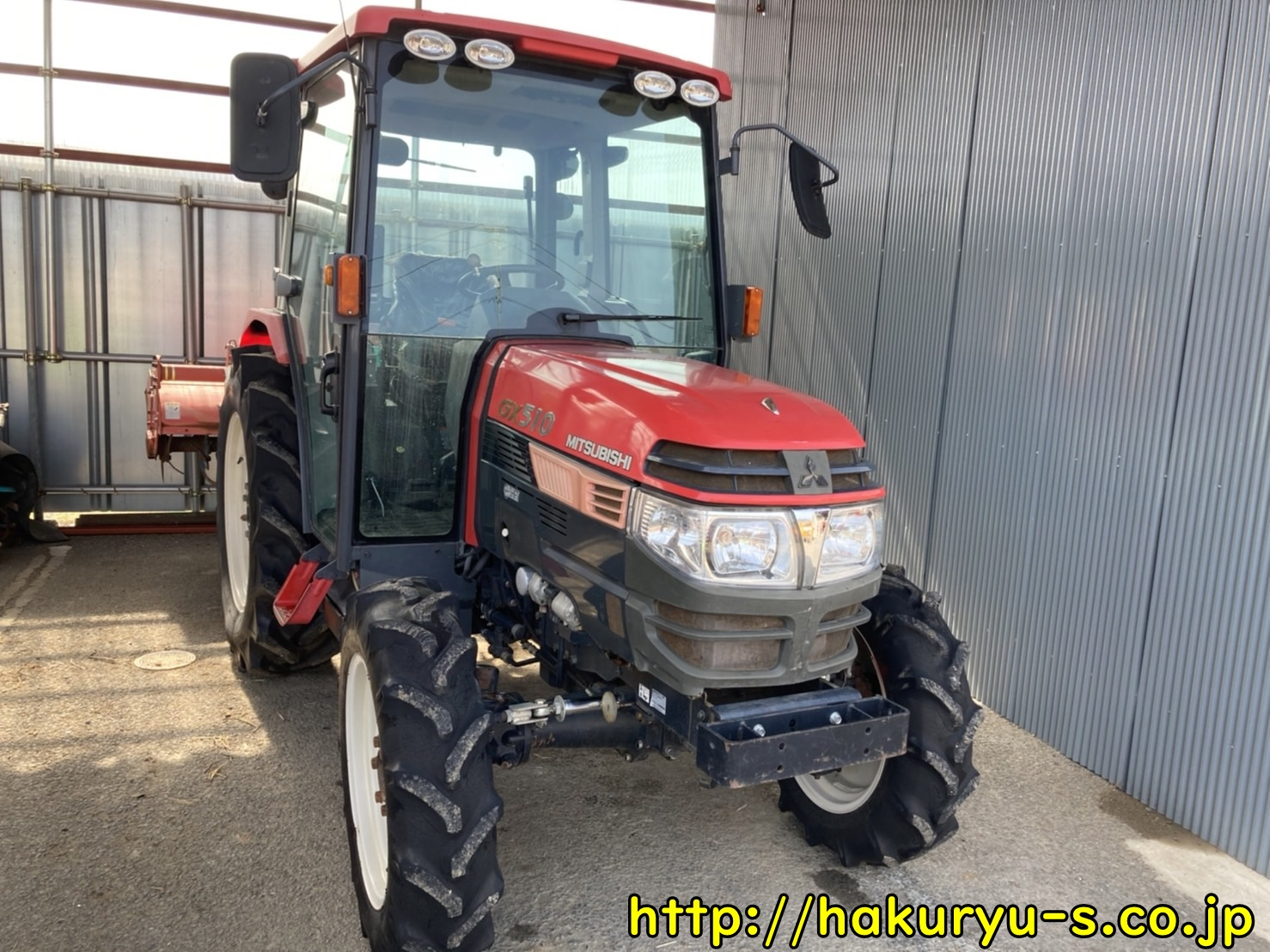 SOLD OUT】三菱 トラクター GX510 キャビン 逆転 水平 エアコン 51馬力