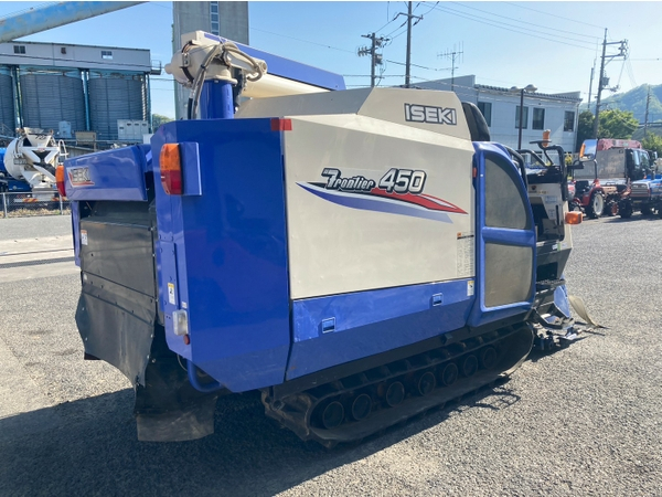 鳥取県 イセキ コンバイン HFR450 4条刈 50馬力 373h グレン