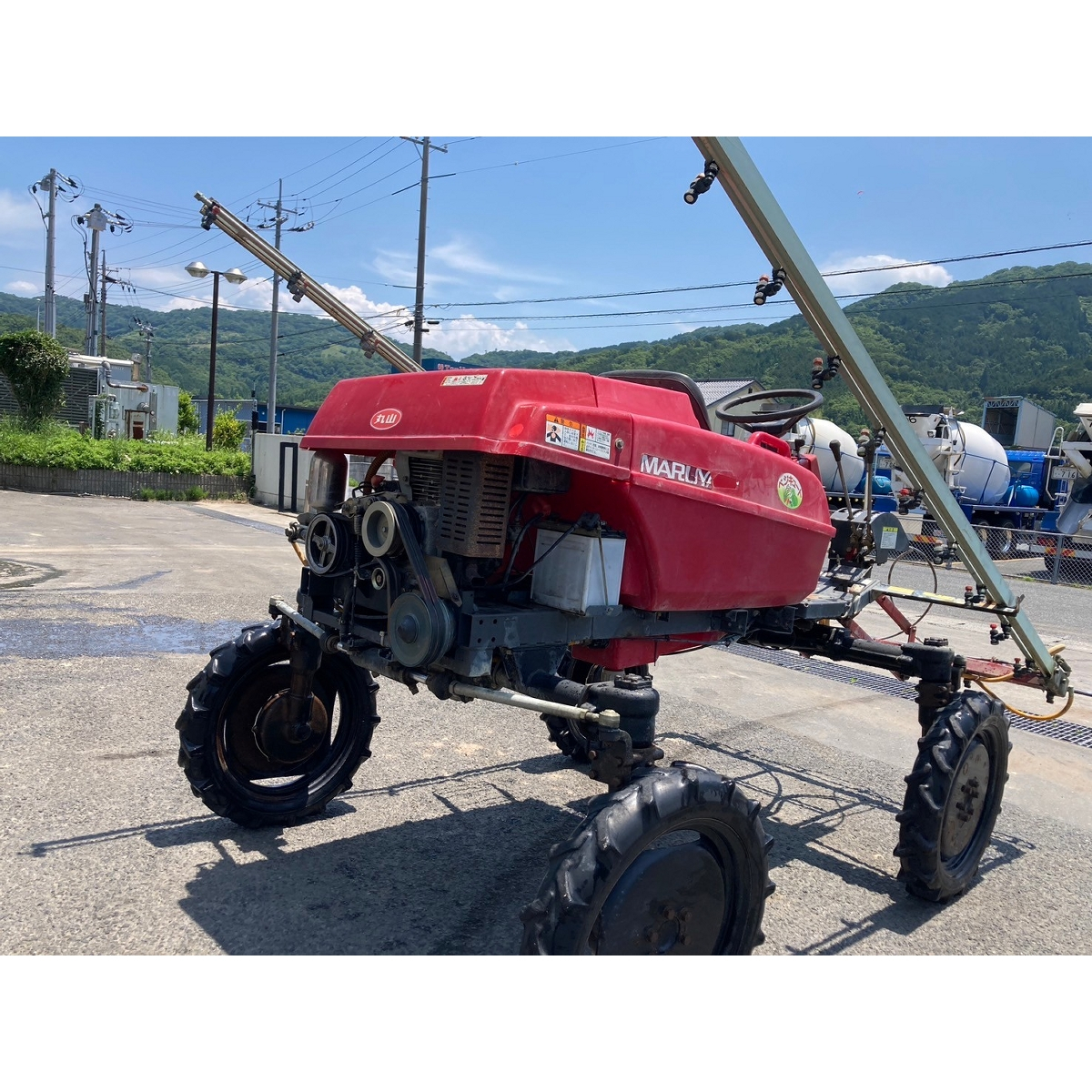 中古ブームスプレーヤー丸山BSA-400E☆動画あり☆ 13馬力 360L 全幅約780cm 手動式 現状渡し 中古  【P8730983】商品詳細【中古農機具販売 UMM】