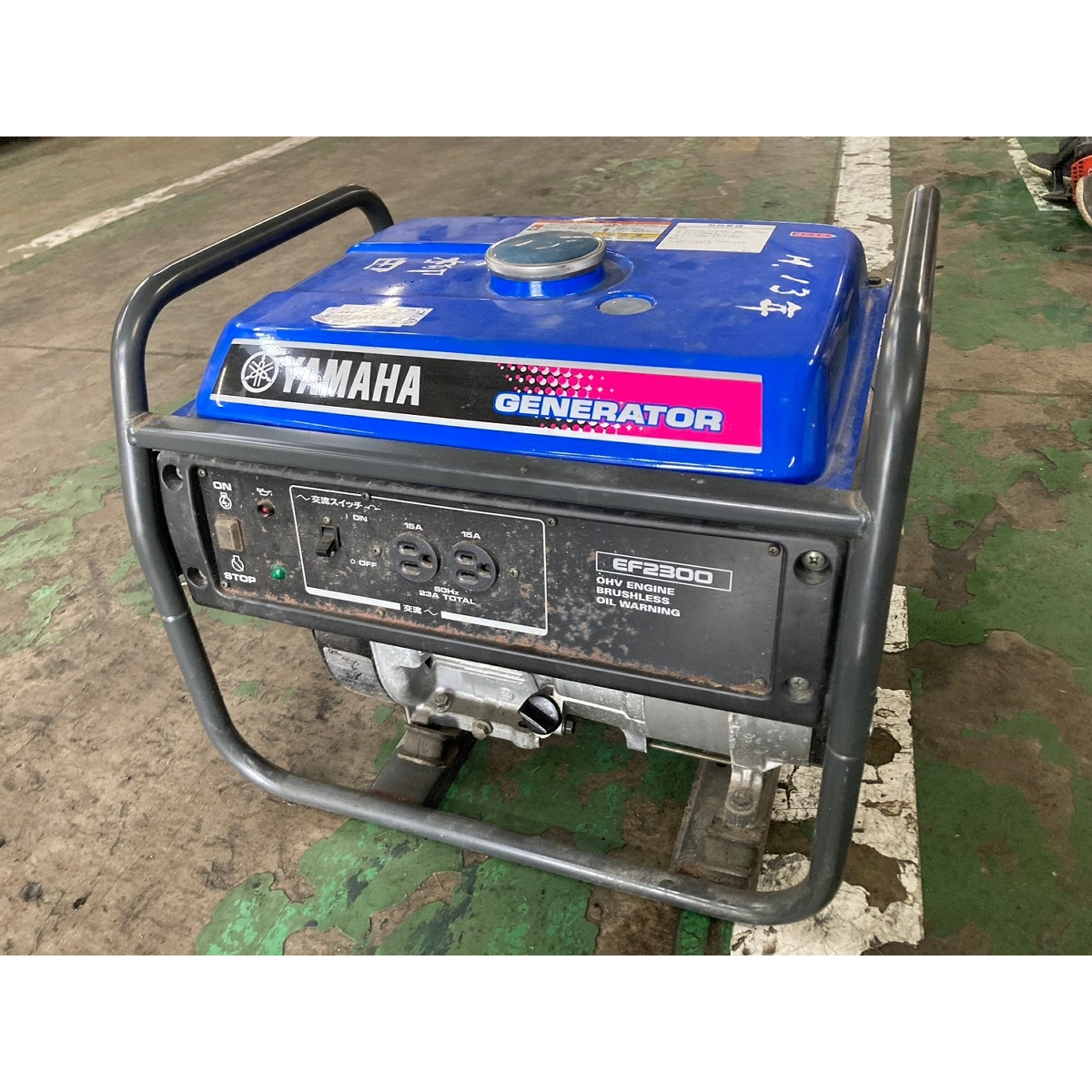 中古発電機YAMAHAEF2300☆新着在庫多数！☆60Hz 携帯 ポータブル インバーター エンジン始動 ガソリン 100V  現状渡【P8928184】商品詳細【中古農機具販売 UMM】