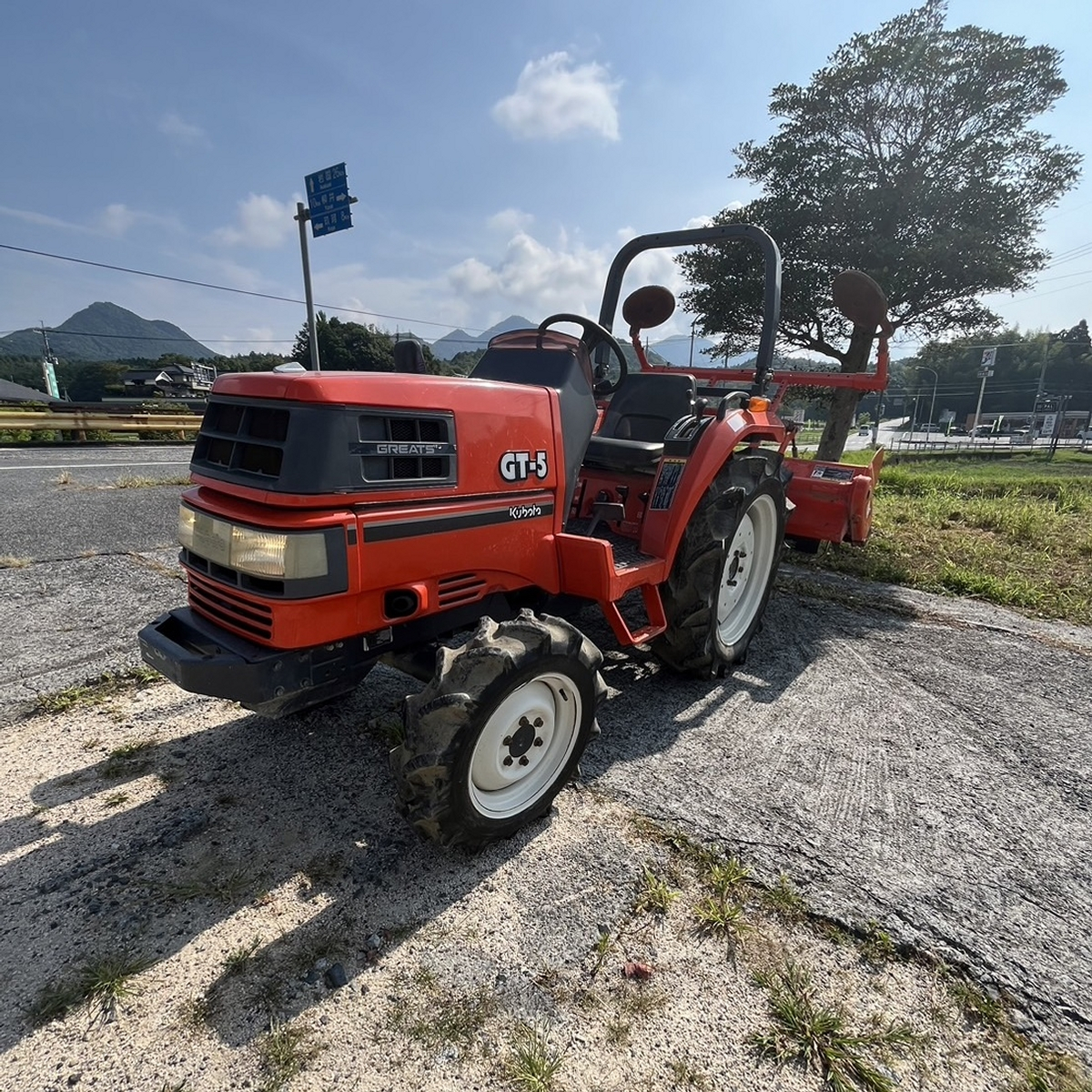 中古トラクタークボタGT5☆新着在庫多数！☆ パワステ 逆転 自動水平 倍速 4WD ディーゼル 現状渡し 【P9106721】商品詳細【中古農機具販売  UMM】