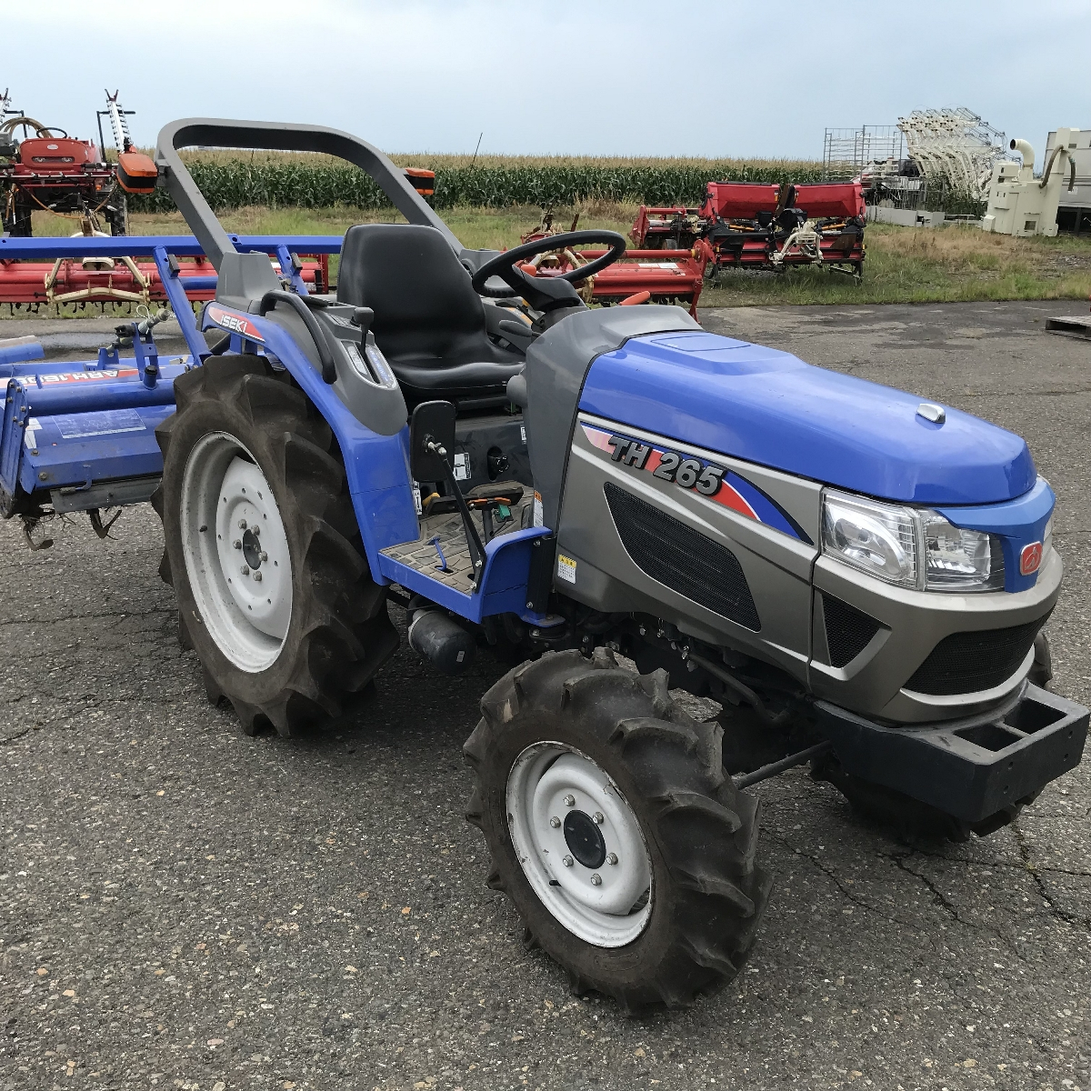 中古トラクターイセキTH265-B☆新着在庫多数！☆パワステ 逆転 自動水平 倍速 4WD 安全フレーム ARH1605 ロータリー【P9139650】商品詳細【中古農機具販売  UMM】