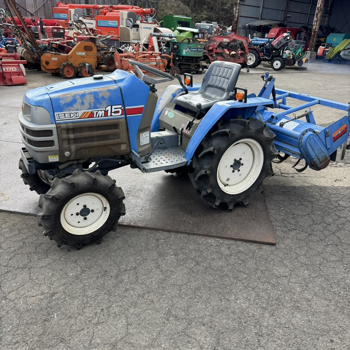 イセキ トラクター 4WD TU155F 15馬力 1308時間 ロータリー