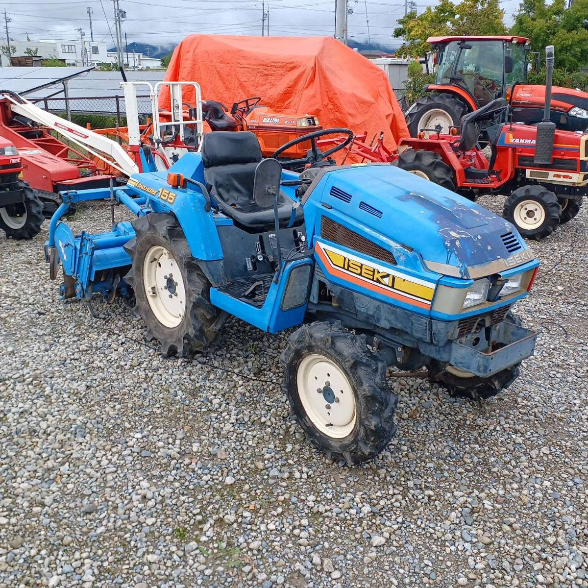 イセキ　 トラクター 4WD　TU155F 15馬力　1308時間　ロータリー 中古トラクターイセキTU155☆視察可能！☆RA1200 ディーゼル 4WD