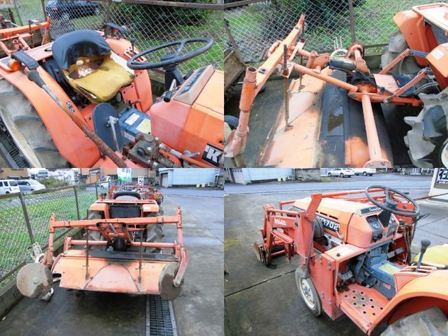 トラクター B1702 17馬力　2駆動　バケット装備　現状　埼玉 写真３