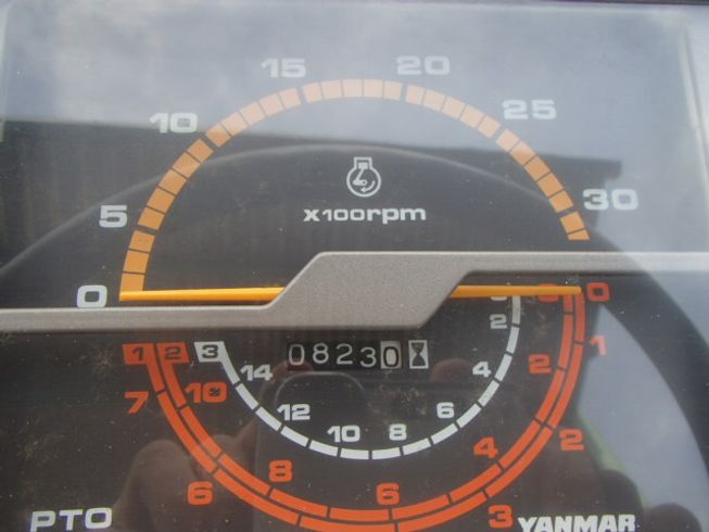 トラクター F145　新品ハンマーナイフモアMK125付   写真５