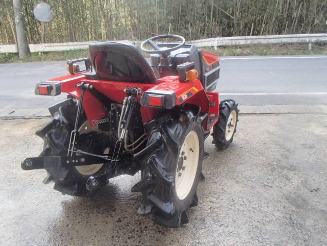 トラクター F145　新品ハンマーナイフモアMK125付   写真３