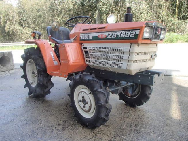 トラクター  ZB1402　新品ハンマーナイフモアMK125付   写真２