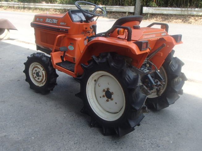 トラクター  B1-15　新品ハンマーナイフモアMK125付   写真２
