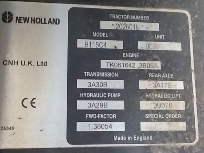 トラクター TS115 写真11