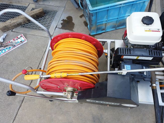 動噴 【動画有】巻車付エンジン噴霧器　JH300H 写真３