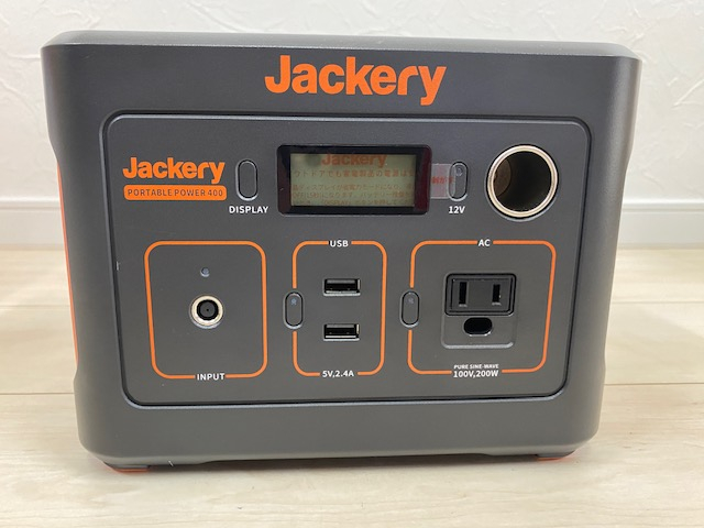 ポータブル蓄電器 400+ソーラパネルセット 写真２