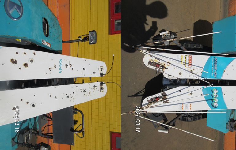 枝豆収穫機 KME-1◇ 写真５