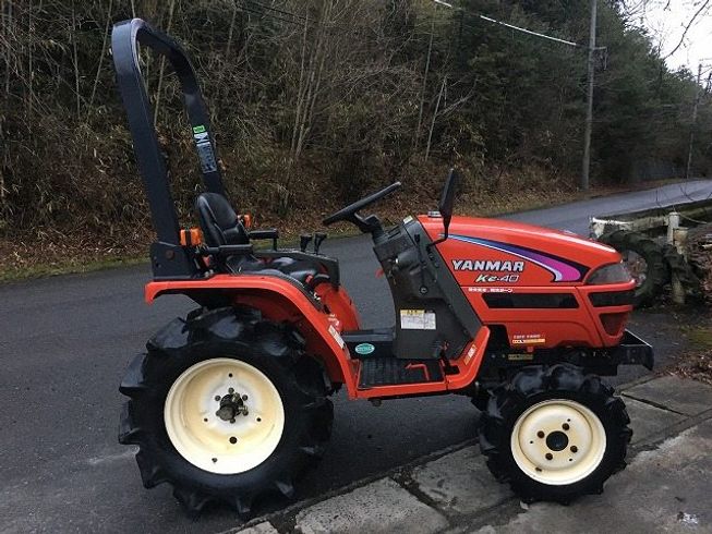 トラクター Ke-40　新品ハンマーナイフモアMK125付 写真２