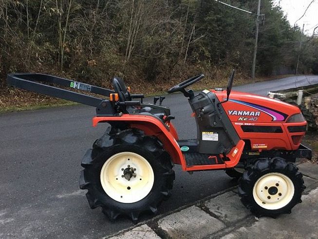 トラクター Ke-40　新品ハンマーナイフモアMK125付 写真３