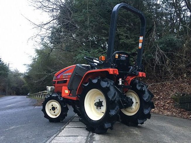 トラクター Ke-40　新品ハンマーナイフモアMK125付 写真４