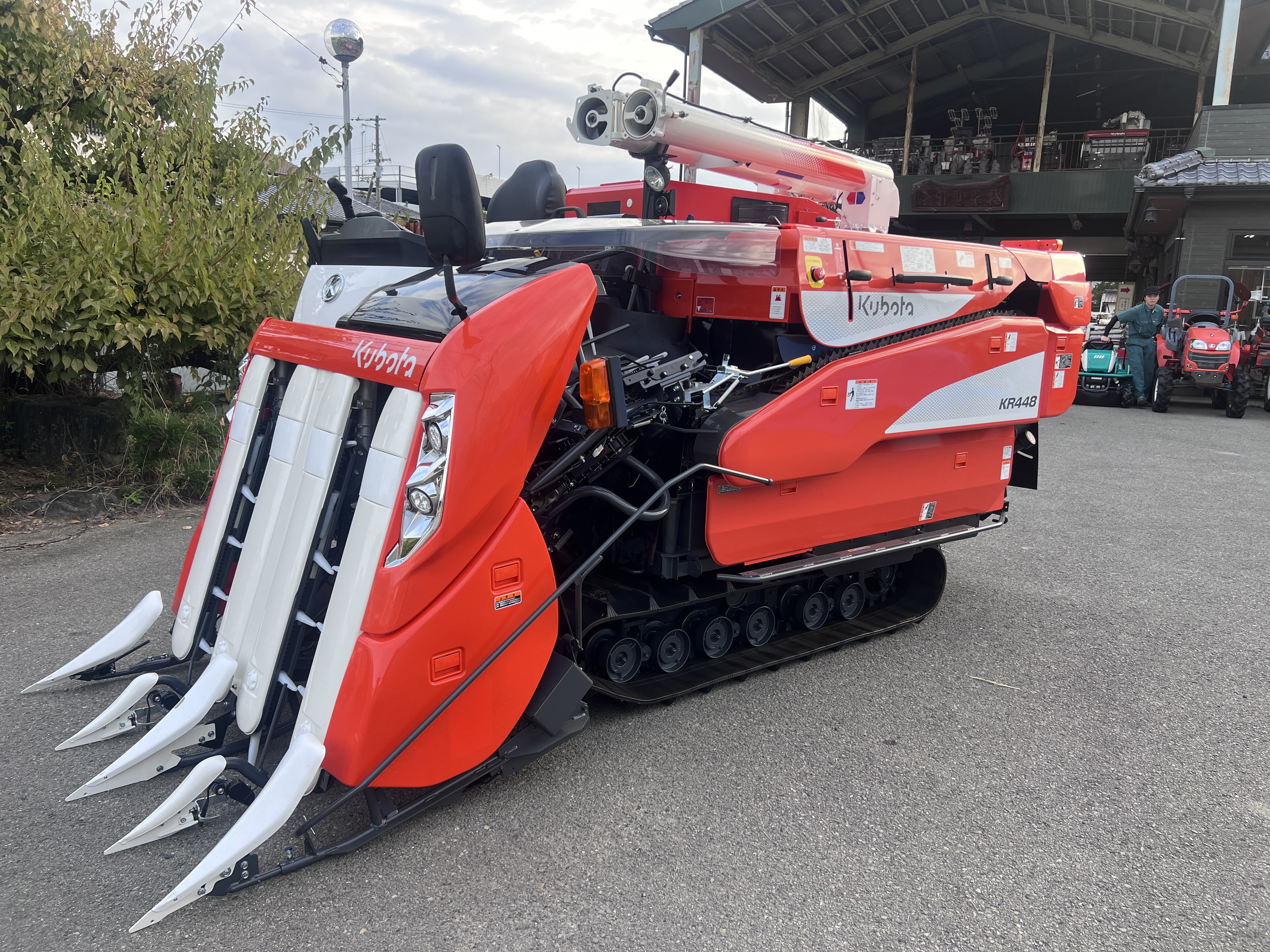 クボタ コンバイン 写真