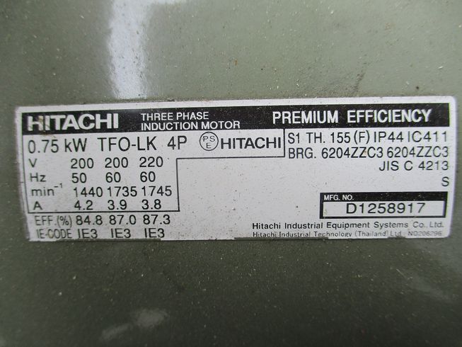 コンプレッサー 0.75P-9.5GP6　60HZ 写真10