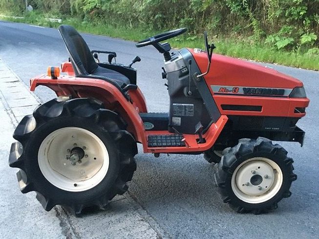 トラクター Ke-3 新品ハンマーナイフモアMK125付 写真４