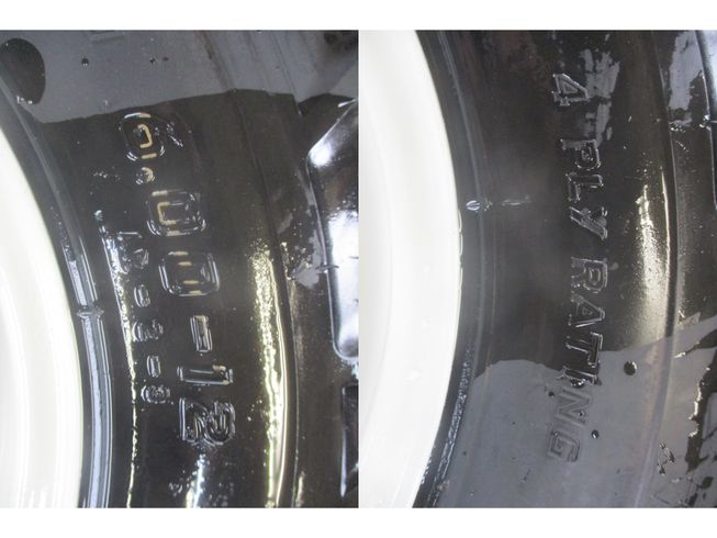 トラクター用前輪タイヤ 6.00-12/4PR(2本セット)　新潟▢〇 写真２