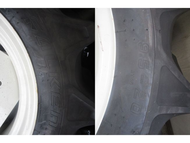 トラクター用後輪タイヤ 9.5-20/4PR(2本セット)　新潟▢〇 写真２