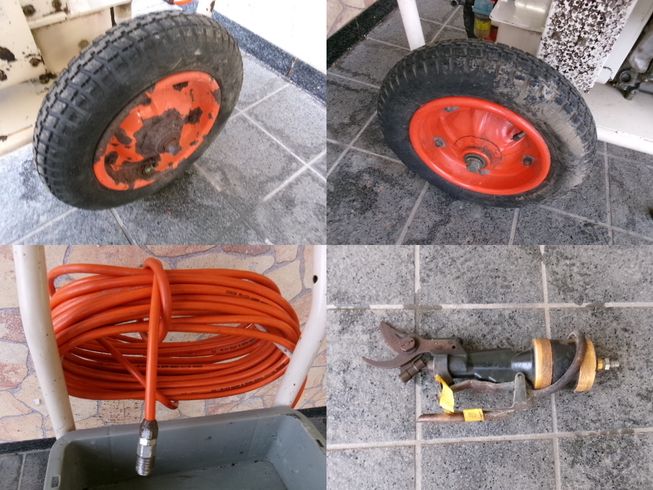 剪定はさみ付きコンプレッサー 型式不明　新潟●〇 写真４