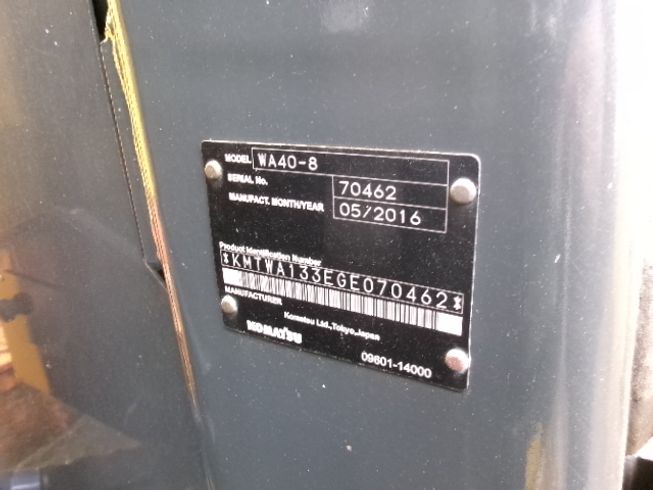 ホイルローダー WA40-8　新潟■○ 写真７