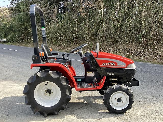 トラクター MT146　新品ハンマーナイフモアMK125付 写真６