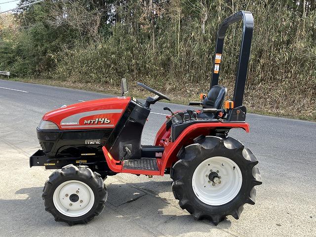 トラクター MT146　新品ハンマーナイフモアMK125付 写真４