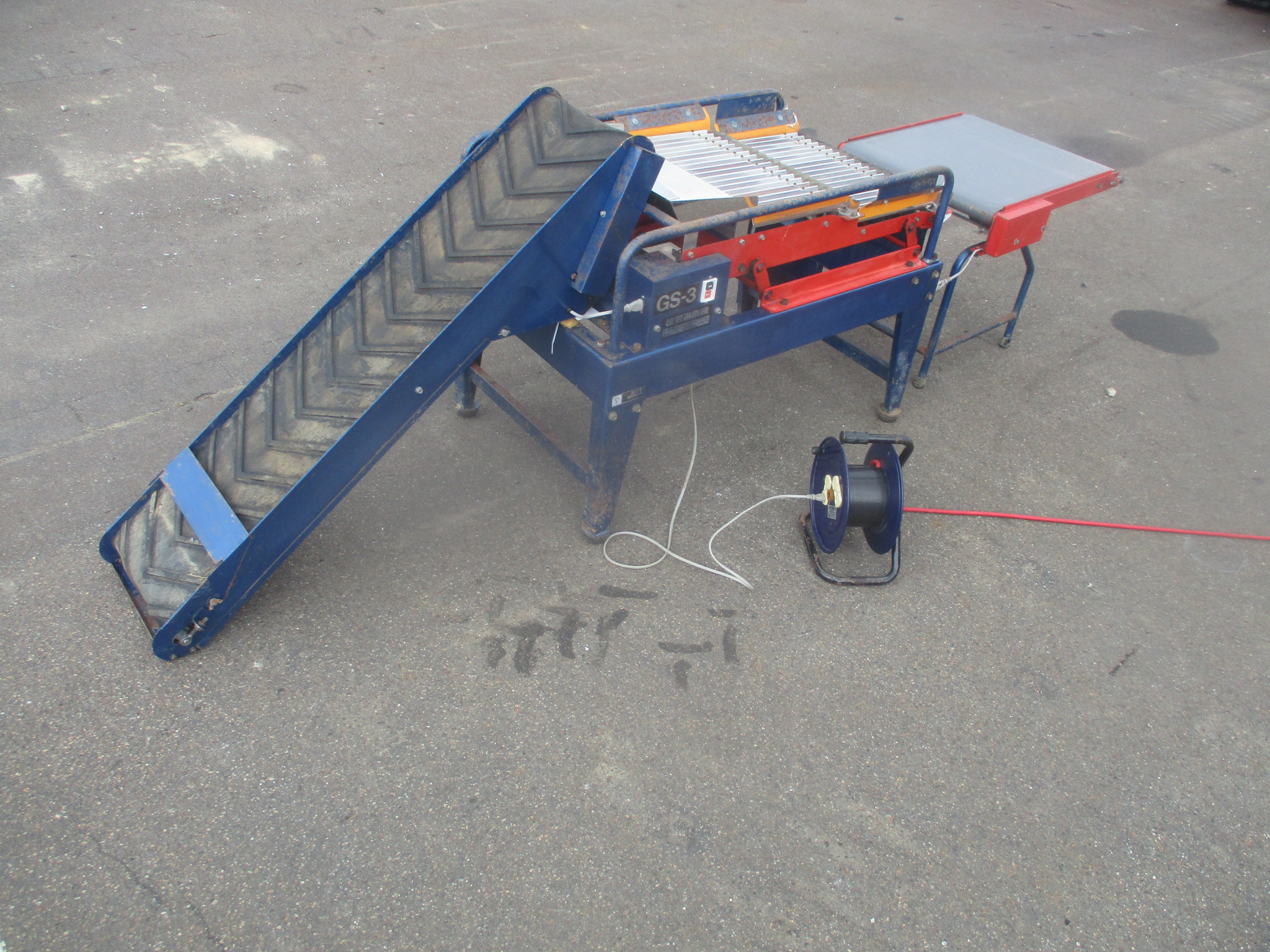 ミツワ 枝豆選別機、リフトコンベア、選別コンベア3点セット 写真