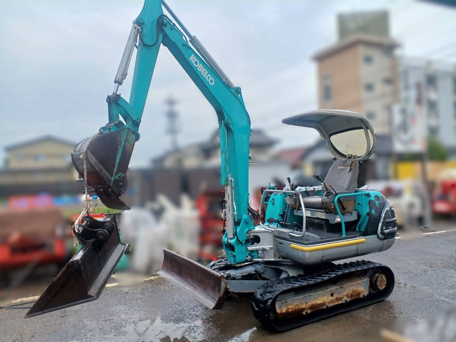 コベルコ バックホー 写真