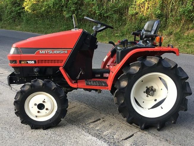 トラクター MT155　新品ハンマーナイフモアMK125付 写真４