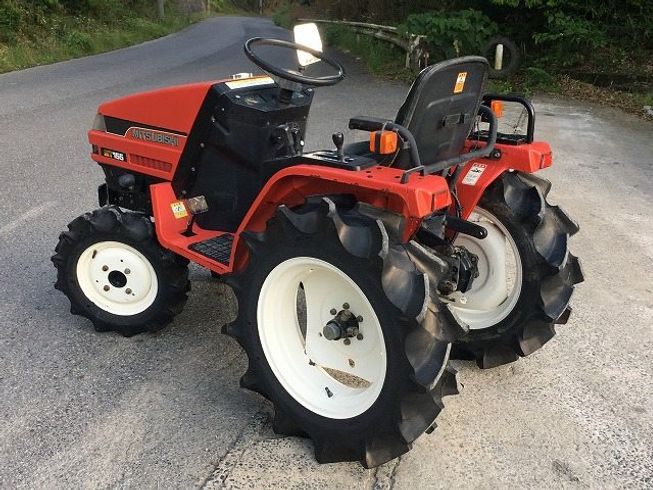 トラクター MT155　新品ハンマーナイフモアMK125付 写真３