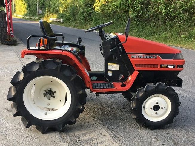 トラクター MT155　新品ハンマーナイフモアMK125付 写真５