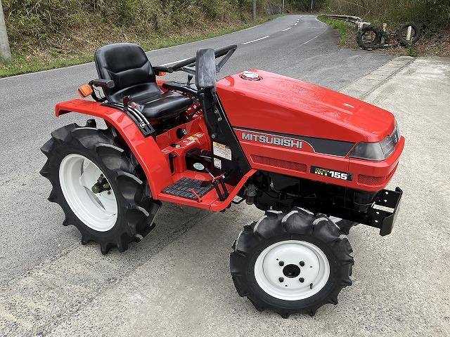 トラクター MT155　新品ハンマーナイフモアMK125付 写真２