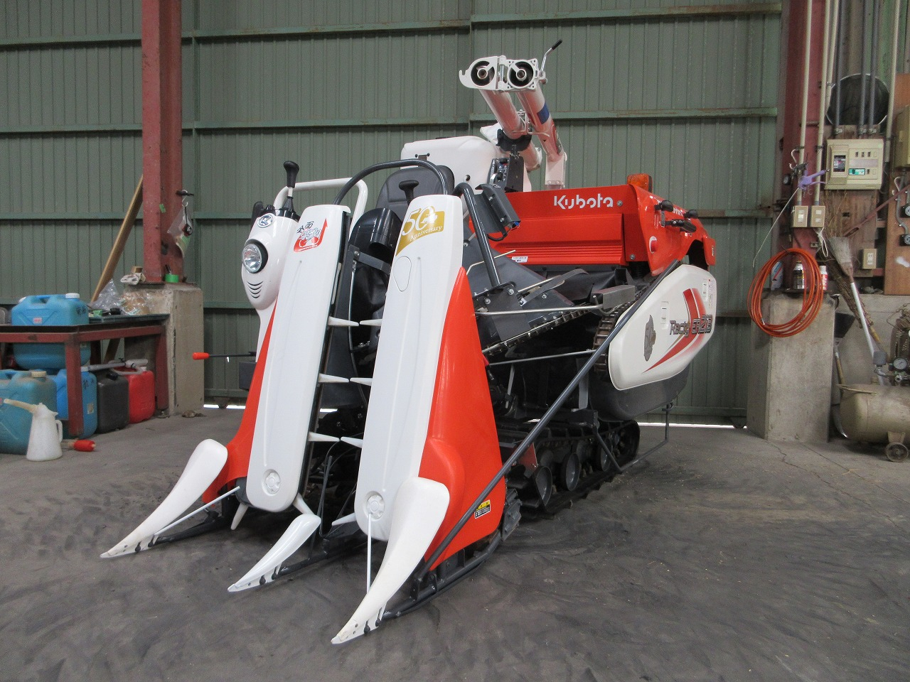 イセキ コンバイン 写真