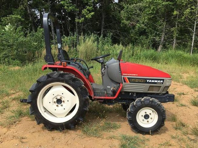 トラクター F210 新品ハンマーナイフモアMK145付 写真３