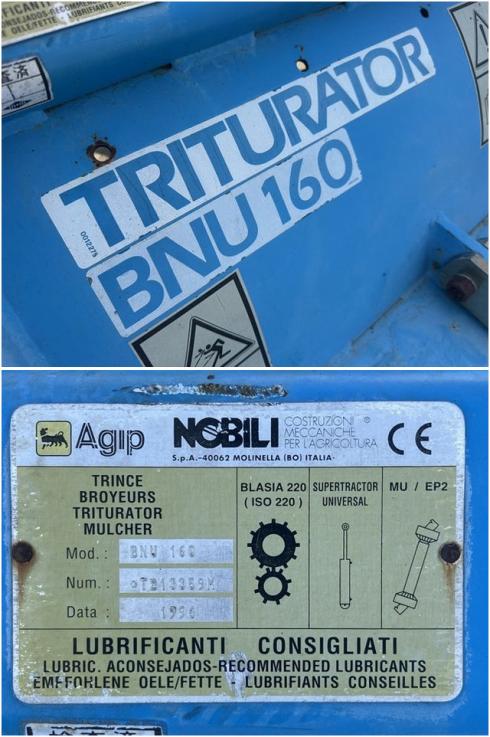 ハンマーナイフモア BNU160 写真７